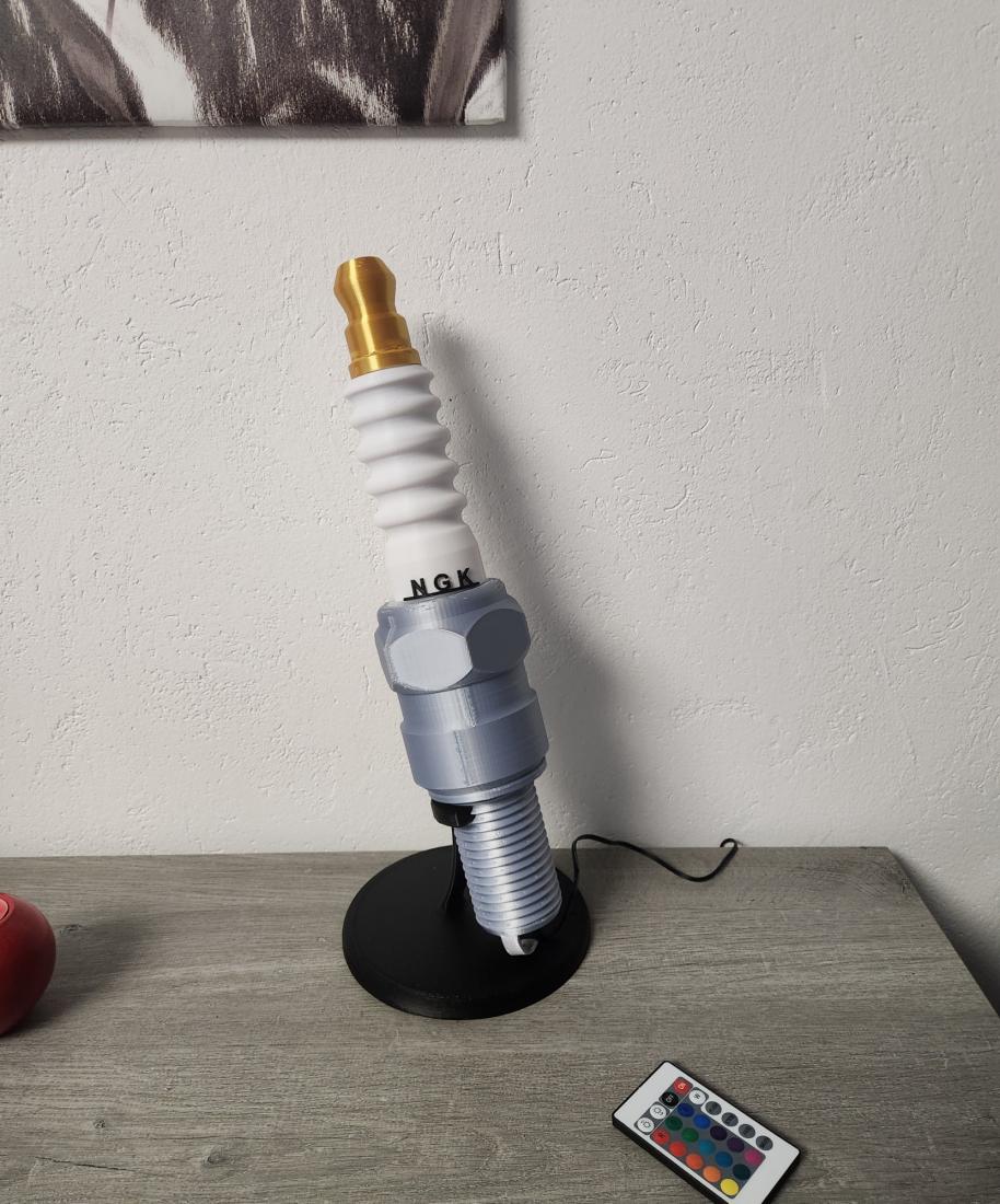 Bougie lampe lumineuse