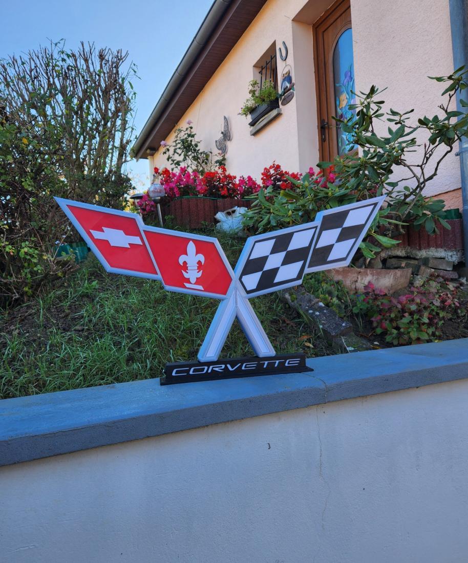 Corvette Drapeau