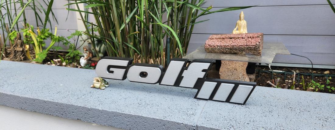 Golf III plat, pas d’éclairage