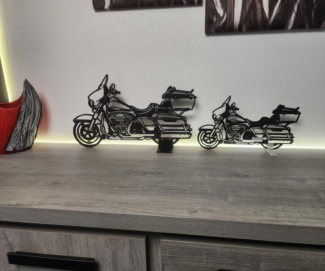Wall Art Moto Harley Davidson Electra Glide