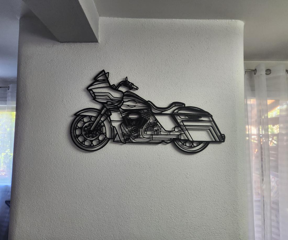 Wall Art Moto Harley Davidson Road Glide