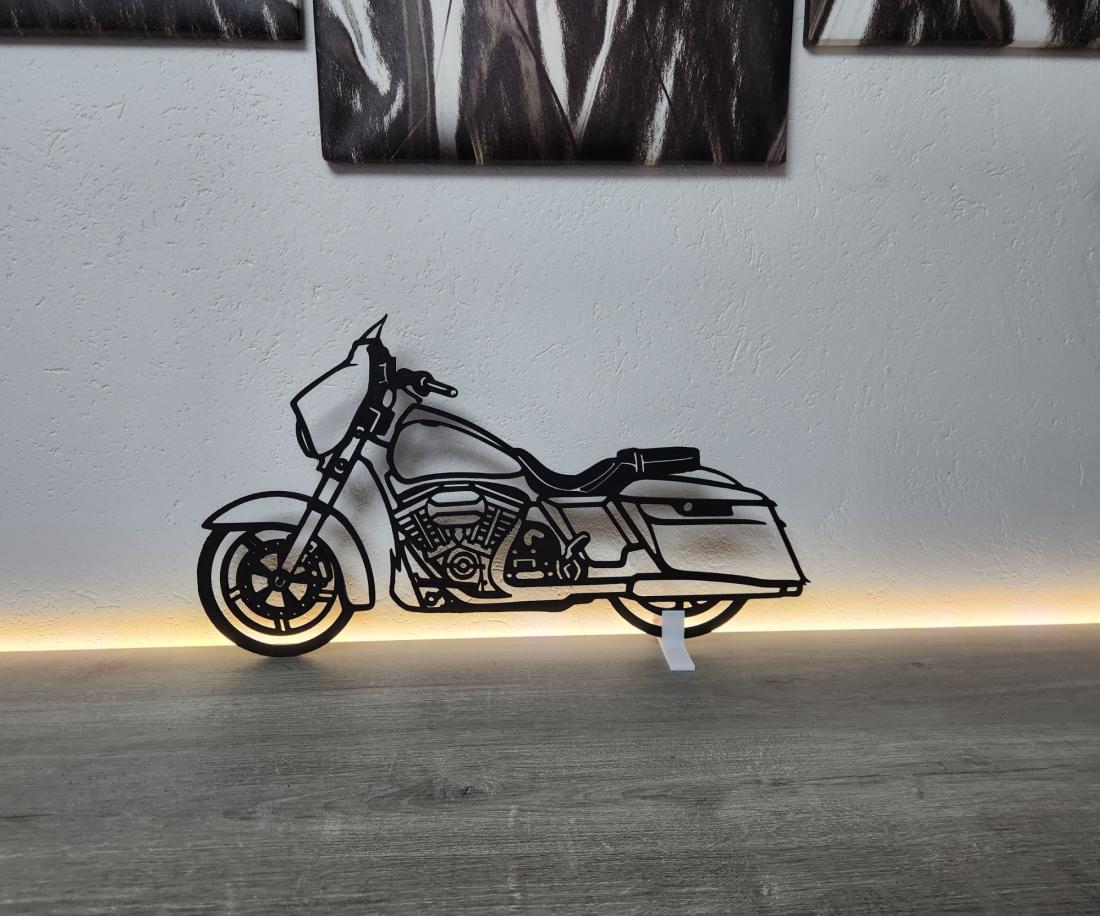 Wall Art Moto Harley Davidson Street Glide