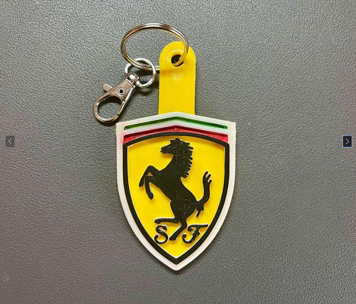 Porte clé Ferarri