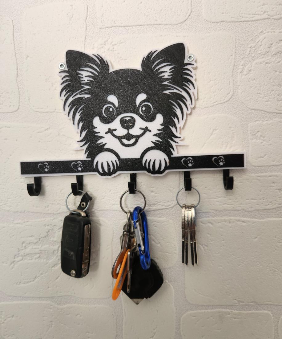 Support pour clé , torchons ou autre Chihuahua