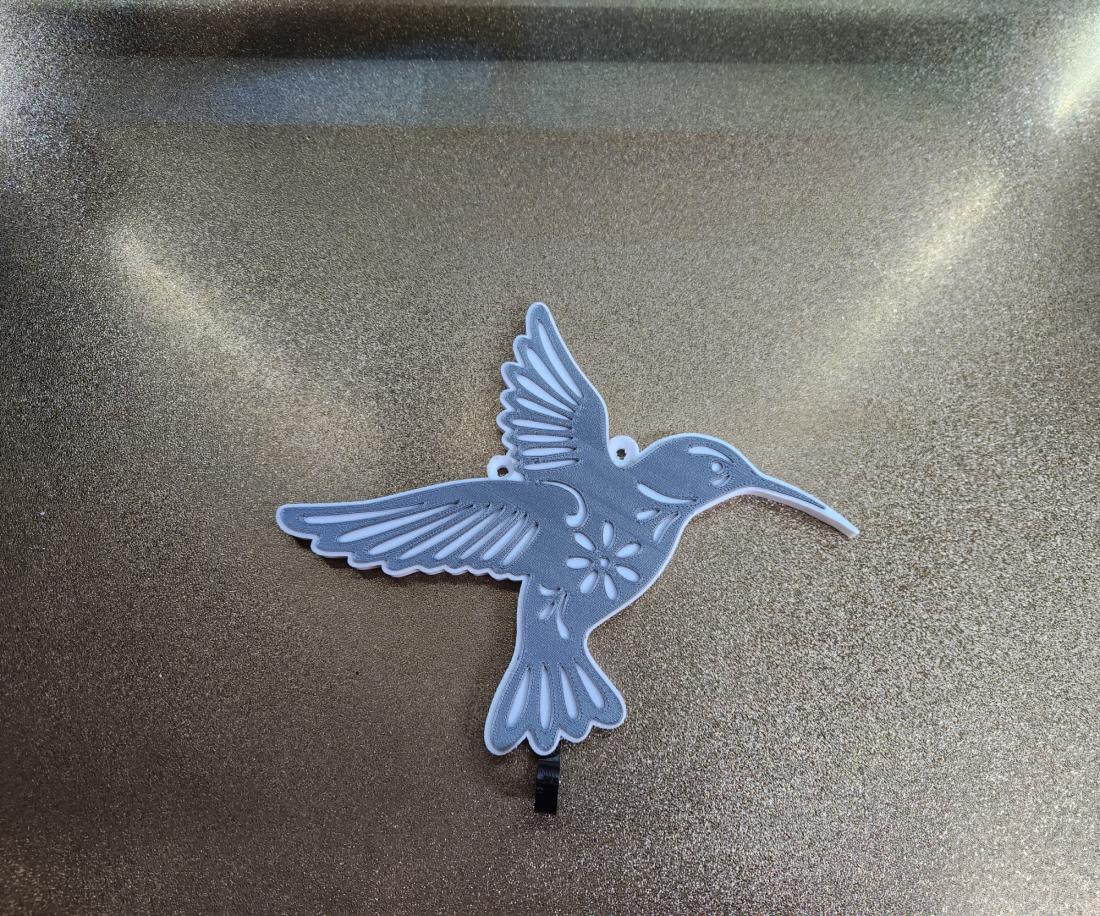 Support pour clé , torchons ou autre Colibris