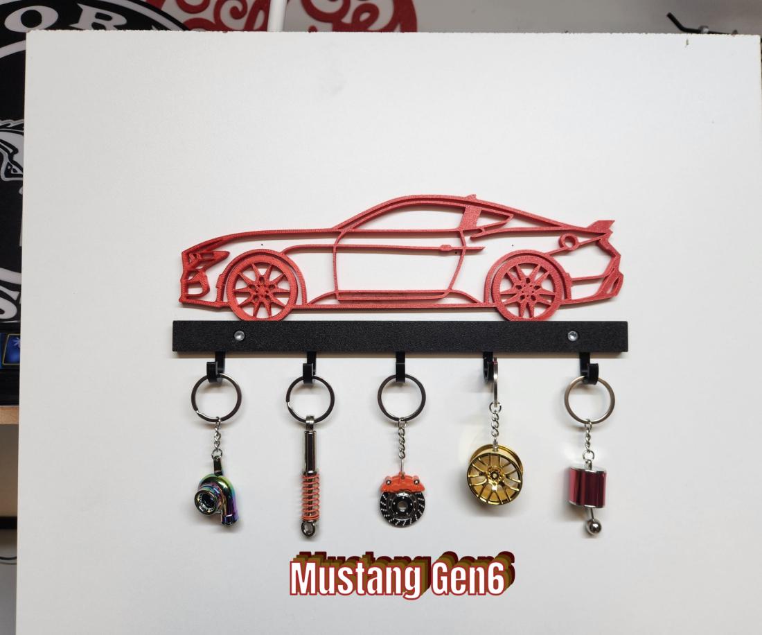 Support pour clé , ou autre Mustang Gen6