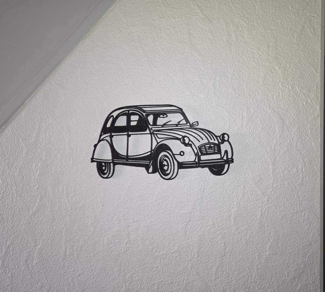 Wall Art Citroen 2cv