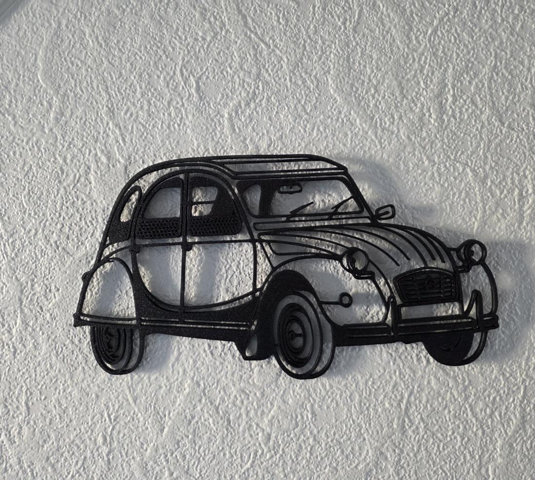 Wall Art Citroen 2cv