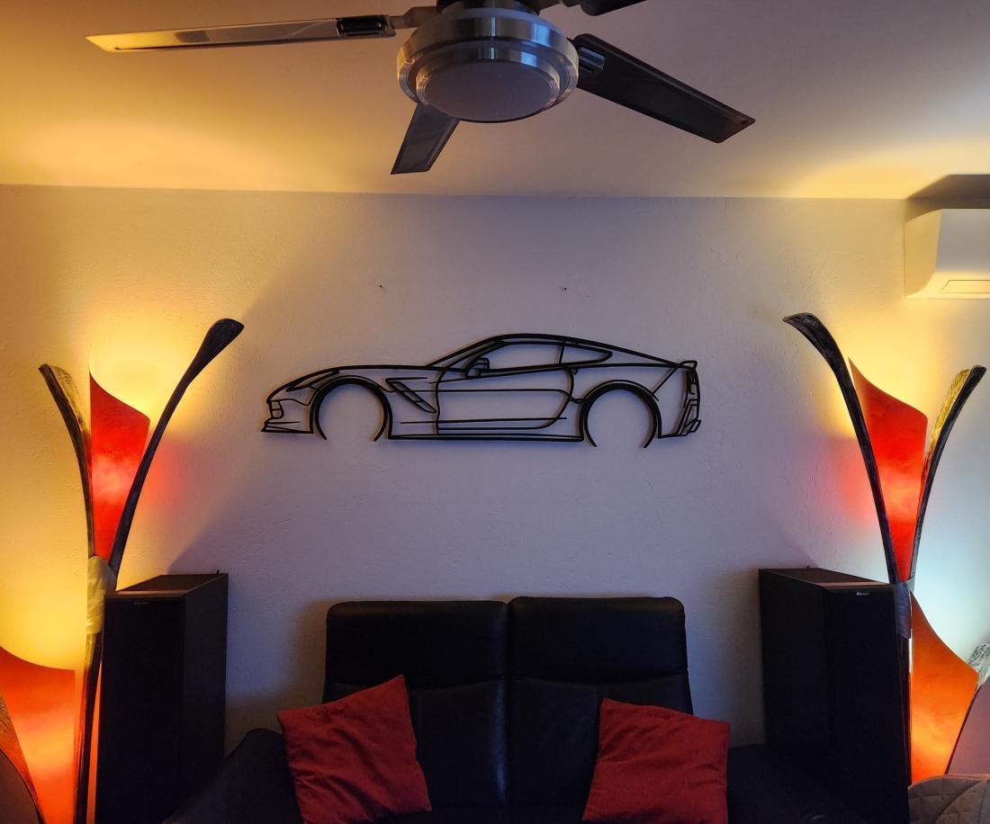 Wall Art Corvette C7