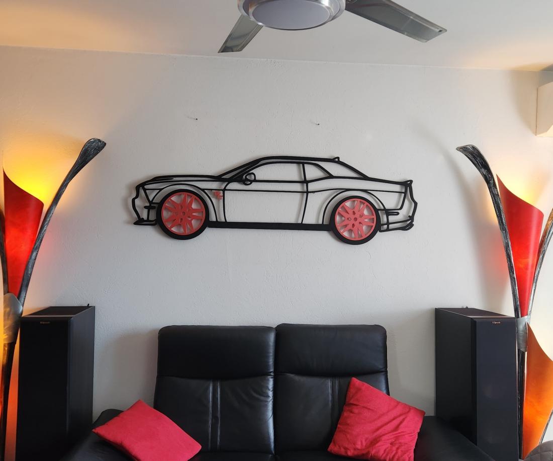 Dodge Challenger avec Roues