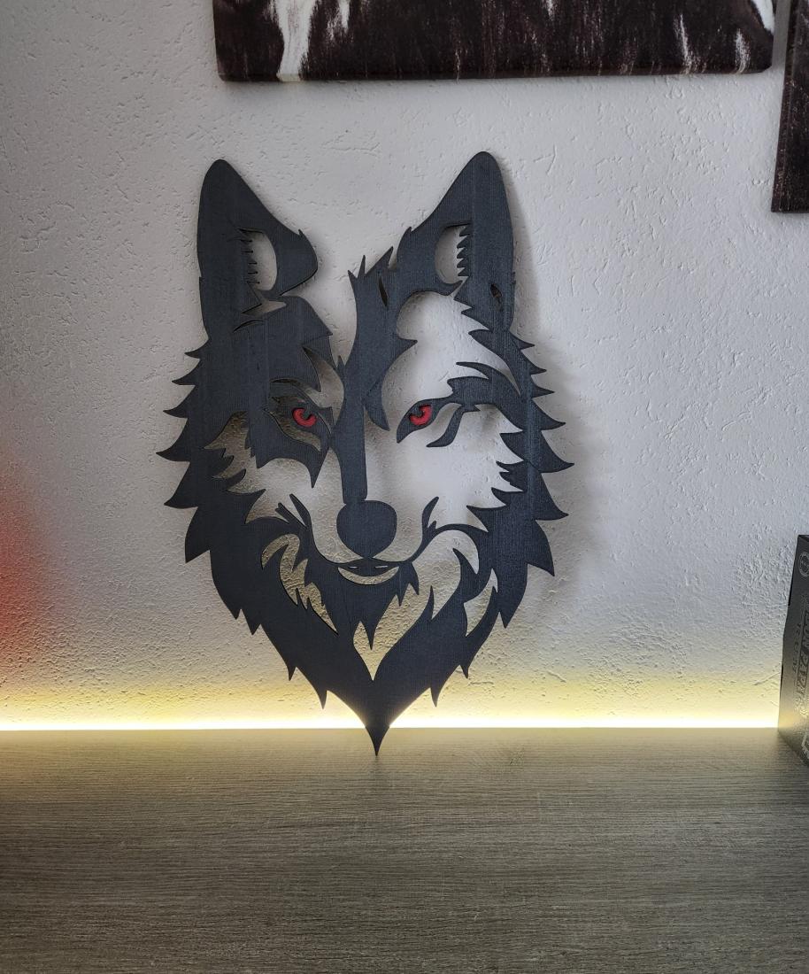 Wall Art Loup modèle B