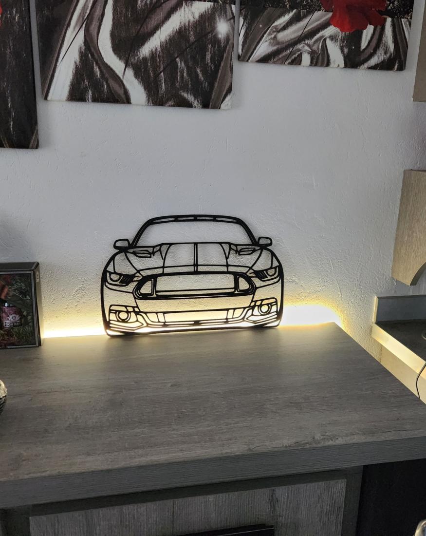 Wall Art Ford Mustang Face modèle B
