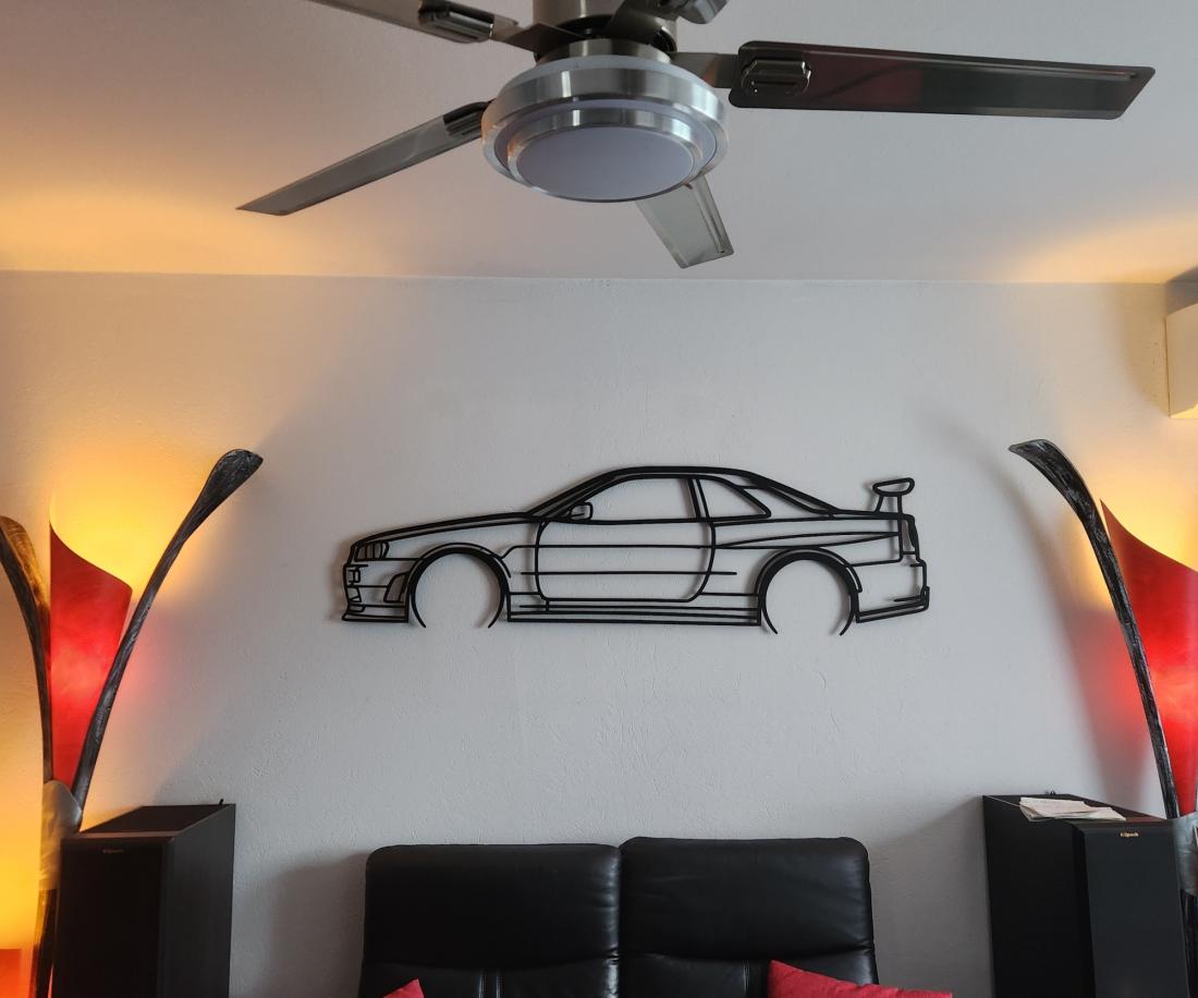 Wall Art Nissan Skyline R34