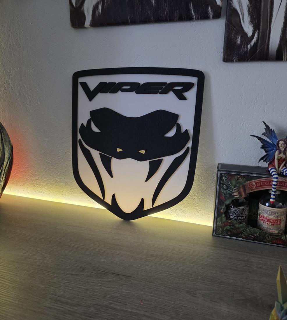 Wall Art Dodge Viper 01